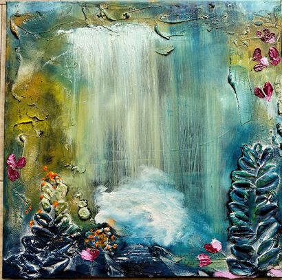 Cascata - a Paint Artwork by Martina Carpi